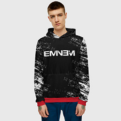 Толстовка-худи мужская EMINEM, цвет: 3D-красный — фото 2