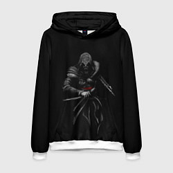 Толстовка-худи мужская Assassin’s Creed, цвет: 3D-белый
