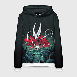 Толстовка-худи мужская Hollow Knight, цвет: 3D-белый