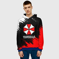 Толстовка-худи мужская UMBRELLA CORP, цвет: 3D-синий — фото 2