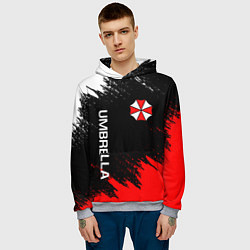 Толстовка-худи мужская UMBRELLA CORP, цвет: 3D-меланж — фото 2
