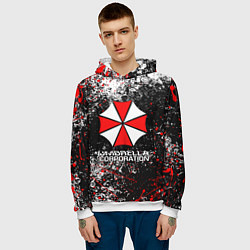 Толстовка-худи мужская UMBRELLA CORP, цвет: 3D-белый — фото 2