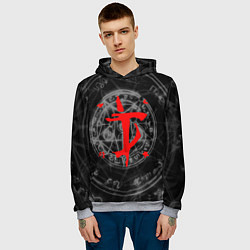 Толстовка-худи мужская DOOM, цвет: 3D-меланж — фото 2