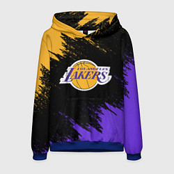 Толстовка-худи мужская LA LAKERS, цвет: 3D-синий