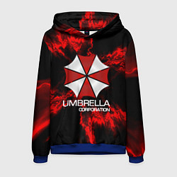 Толстовка-худи мужская UMBRELLA CORP, цвет: 3D-синий