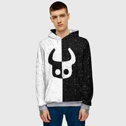 Толстовка-худи мужская Hollow Knight, цвет: 3D-меланж — фото 2
