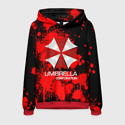 Толстовка-худи мужская UMBRELLA CORP, цвет: 3D-красный