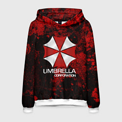 Толстовка-худи мужская UMBRELLA CORP, цвет: 3D-белый