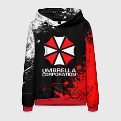 Толстовка-худи мужская UMBRELLA CORPORATION, цвет: 3D-красный