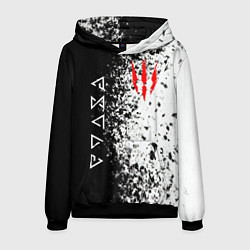 Толстовка-худи мужская THE WITCHER, цвет: 3D-черный