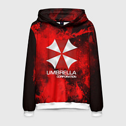 Толстовка-худи мужская UMBRELLA CORP, цвет: 3D-белый