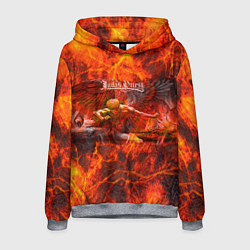 Толстовка-худи мужская Judas Priest, цвет: 3D-меланж
