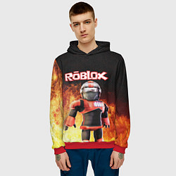Толстовка-худи мужская ROBLOX, цвет: 3D-красный — фото 2