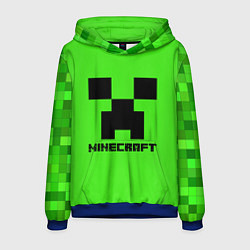 Толстовка-худи мужская MINECRAFT, цвет: 3D-синий