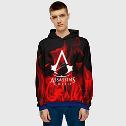 Толстовка-худи мужская ASSASSINS CREED, цвет: 3D-синий — фото 2