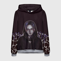 Толстовка-худи мужская Pyrokinesis, цвет: 3D-меланж