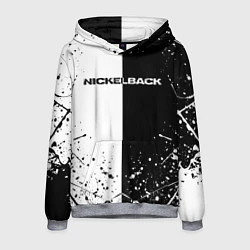 Толстовка-худи мужская Nickelback, цвет: 3D-меланж