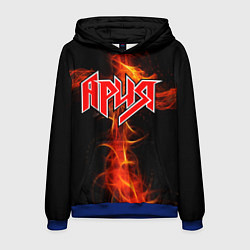 Толстовка-худи мужская Ария, цвет: 3D-синий