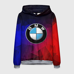 Толстовка-худи мужская BMW NEON, цвет: 3D-меланж