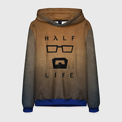 Толстовка-худи мужская HALF-LIFE, цвет: 3D-синий