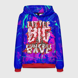 Толстовка-худи мужская Little Big: Rave, цвет: 3D-красный