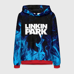 Толстовка-худи мужская LINKIN PARK, цвет: 3D-красный