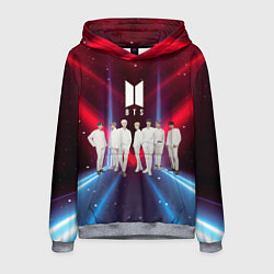 Толстовка-худи мужская BTS, цвет: 3D-меланж