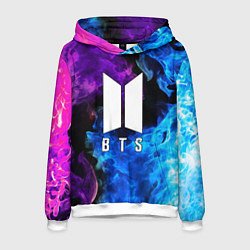 Толстовка-худи мужская BTS, цвет: 3D-белый