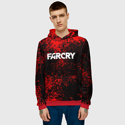 Толстовка-худи мужская FARCRY, цвет: 3D-красный — фото 2