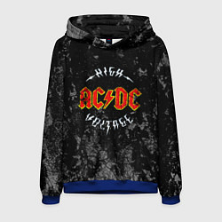 Толстовка-худи мужская ACDC, цвет: 3D-синий