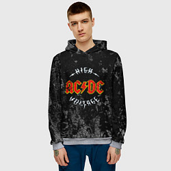 Толстовка-худи мужская ACDC, цвет: 3D-меланж — фото 2
