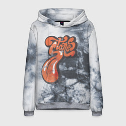 Толстовка-худи мужская Rolling stones, цвет: 3D-меланж