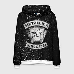 Толстовка-худи мужская Metallica, цвет: 3D-белый