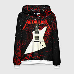 Толстовка-худи мужская Metallica, цвет: 3D-белый