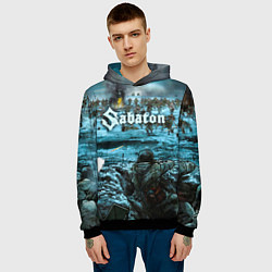 Толстовка-худи мужская Sabaton, цвет: 3D-черный — фото 2