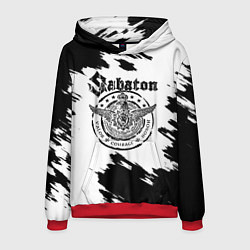 Толстовка-худи мужская Sabaton, цвет: 3D-красный