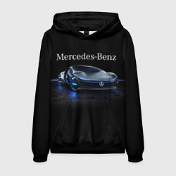 Толстовка-худи мужская MERCEDES, цвет: 3D-черный