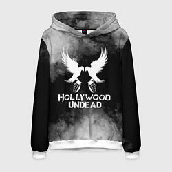 Толстовка-худи мужская Hollywood Undead, цвет: 3D-белый