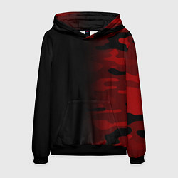 Мужская толстовка RED BLACK MILITARY CAMO