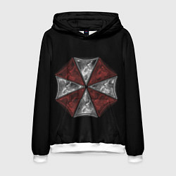 Толстовка-худи мужская Umbrella Corporation, цвет: 3D-белый