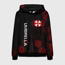Толстовка-худи мужская UMBRELLA CORP, цвет: 3D-черный