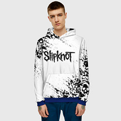 Толстовка-худи мужская SLIPKNOT, цвет: 3D-синий — фото 2