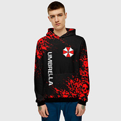 Толстовка-худи мужская UMBRELLA CORP, цвет: 3D-черный — фото 2