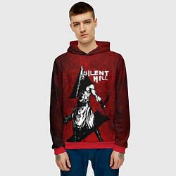 Толстовка-худи мужская SILENT HILL, цвет: 3D-красный — фото 2