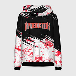 Толстовка-худи мужская Кровосток, цвет: 3D-черный