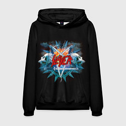 Толстовка-худи мужская Slayer 88, цвет: 3D-черный