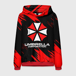 Толстовка-худи мужская Umbrella Corporation, цвет: 3D-красный