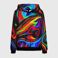 Толстовка-худи мужская ABSTRACT, цвет: 3D-черный