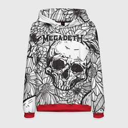 Толстовка-худи мужская Megadeth, цвет: 3D-красный