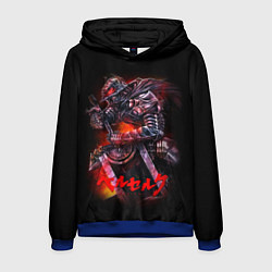 Толстовка-худи мужская BERSERK, цвет: 3D-синий